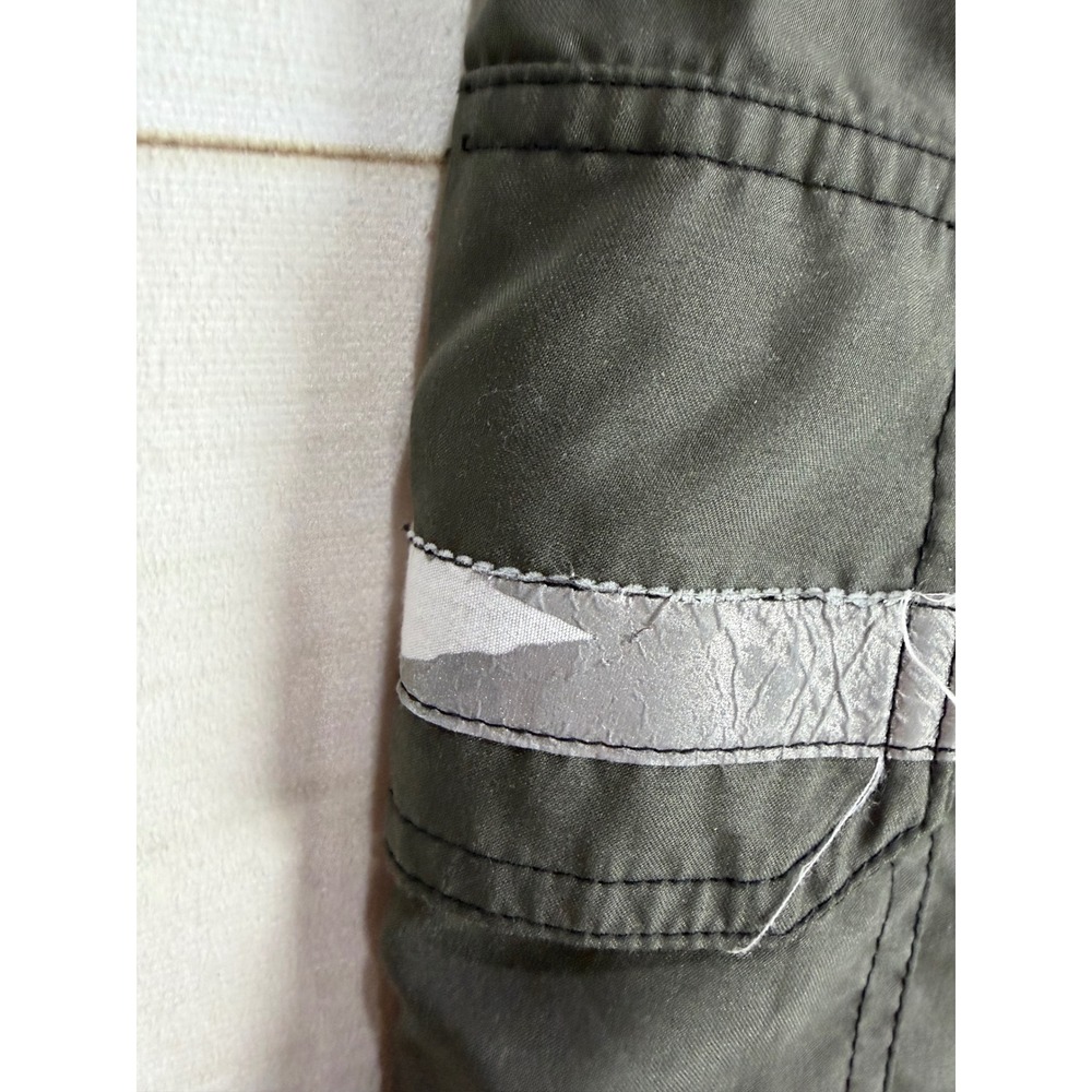 Gap Pants Mens Medium Khaki Cargo Fleece Lined Reflective Utility Outdoor - Picture 3 of 8
